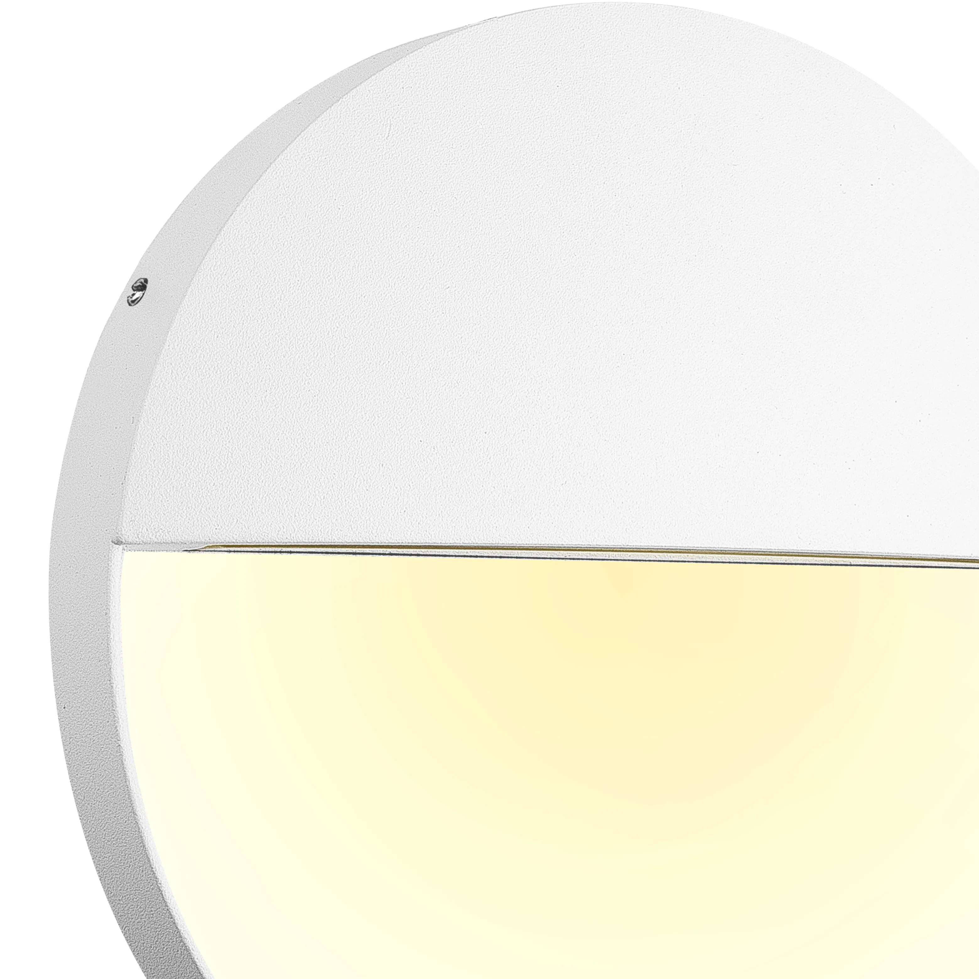 Baker Large Round Wall Lamp 6W LED IP54 Sand White M7018  Mantra Fusion Baker